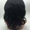 12inch natural color body wave Chinese remy human hair lace front wig