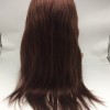 20inch highlights color silk straight Chinese virgin human hair natural lace front  wig