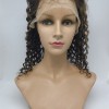 14inch highlights color deep curly Chinese remy human hair lace front wig