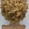 8inch GOLDEN BLONDE 27 kinky afro Chinese remy human hair lace front wig