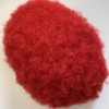 Kinky Afro red color full lace Toupee