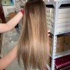 16inch Chinese Virgin human hair natural straight top quality celebrity women topper toupee