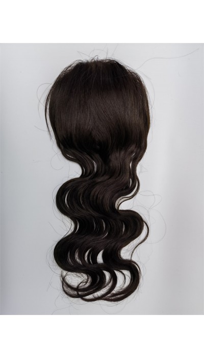 16inch Chinese Remy human hair body wavy hair topper