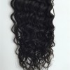 16inch curly natural color Indian virgin human hair weft