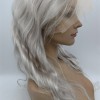 22inch white color body wavy Chinese remy hair full lace wig