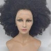 22inch natural color kinky afro Chinese remy hair full lace wig