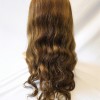 18inch highlights balayage color 4 with 8 body wave Remy human hair full lace wig from shinewig