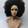 18inch natural color kinky afro Remy human hair full lace wig from shinewig