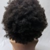 18inch natural color kinky afro Remy human hair full lace wig from shinewig