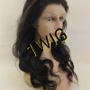 20inch Natural color body WAVY remy human hair natural lace frontal  wig from 1wig