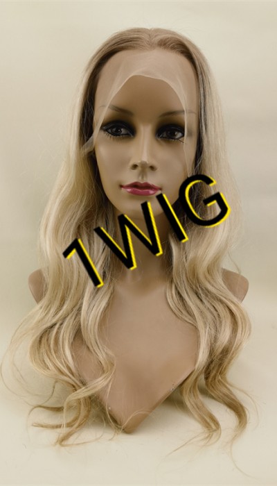 20inch BALAYAGE blonde COLOR high quality celebrity luxury full lace wig from 1wig