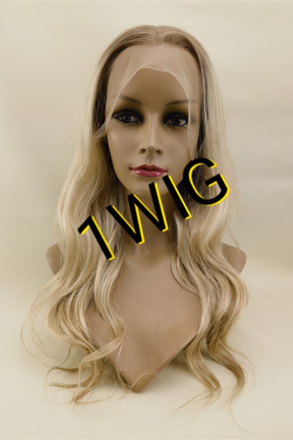 20inch BALAYAGE blonde COLOR high quality celebrity luxury full lace wig from 1wig