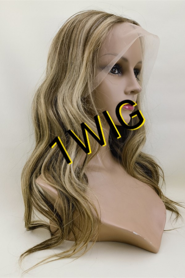 20inch BALAYAGE COLOR high quality celebrity luxury full lace wig from 1wig