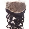 16inch wavy natural color HD swiss lace frontal