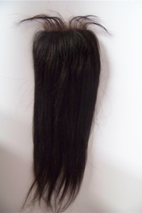 12inch straight virgin human hair top closure