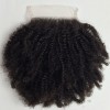 12inch kinky afro curl Indian virgin human hair top closure