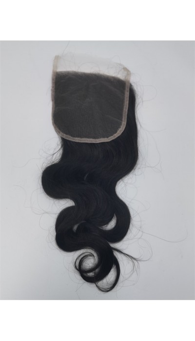 12inch body wave virgin human hair top closure