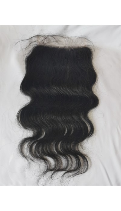 14inch body wave natural color HD swiss lace top closure from shinewig