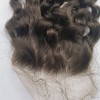 14 inch curly Chinese remy human hair lace top closure